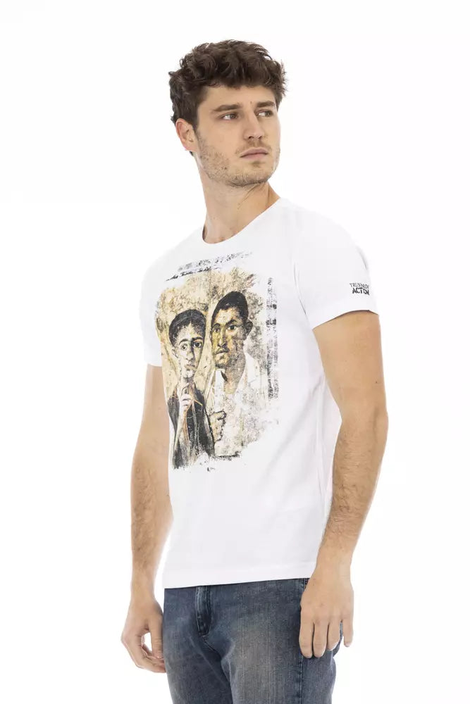 Trussardi Action Vit Bomull Herr T-shirt