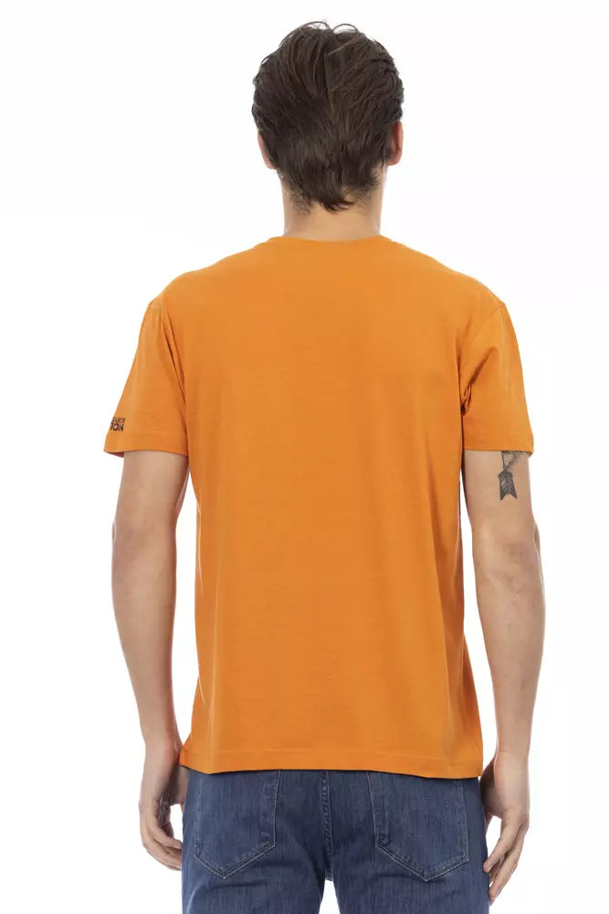 Trussardi Action Oransje Bomull Herre T-skjorte