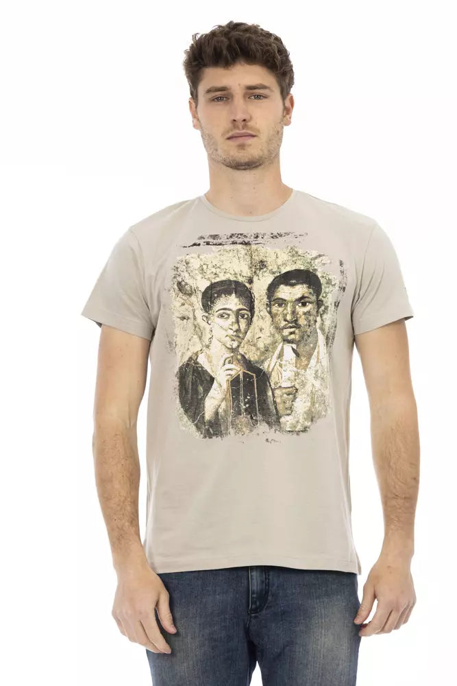Trussardi Action Beige Bomull Herr T-shirt