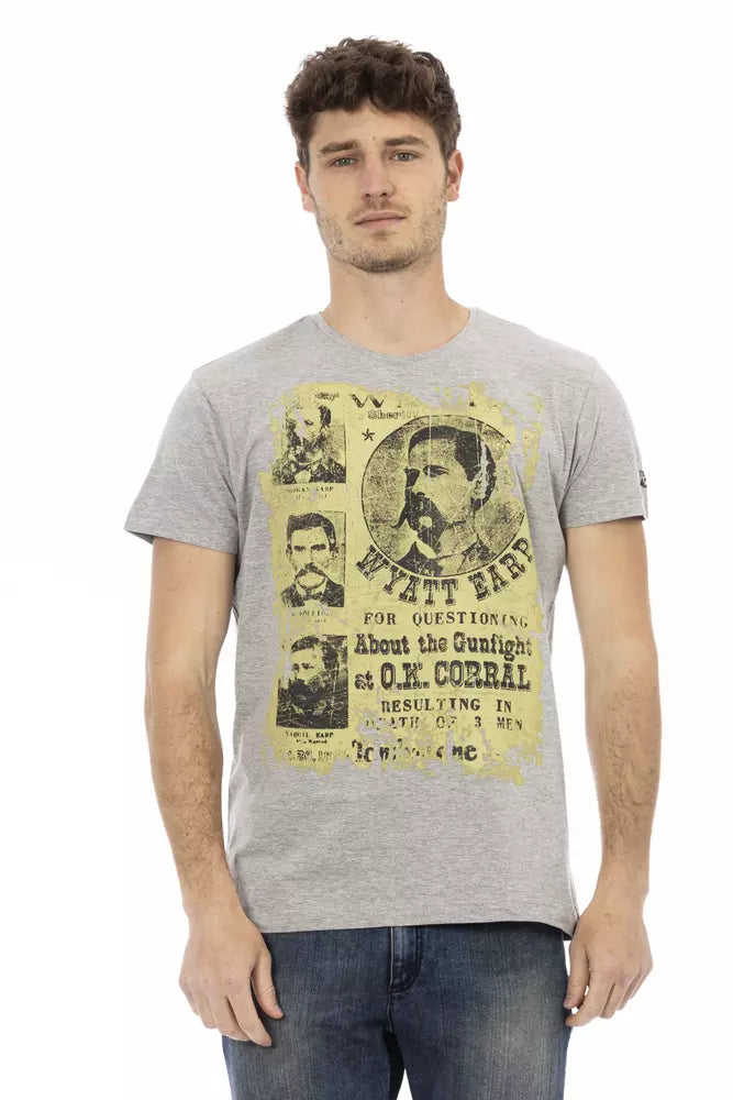 Trussardi Action Grå Bomull Herr T-shirt