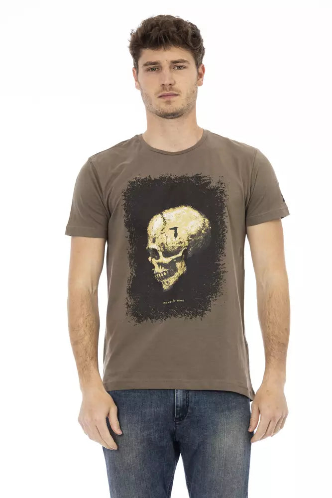 Trussardi Action Brun Bomull Herr T-shirt