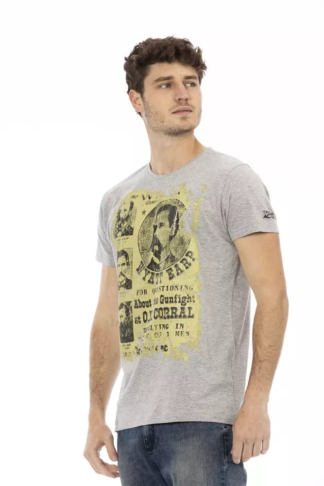Trussardi Action Grå Bomull Herr T-shirt