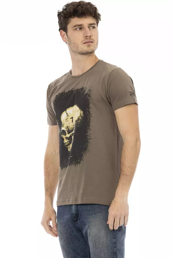 Trussardi Action Brun Bomull Herr T-shirt
