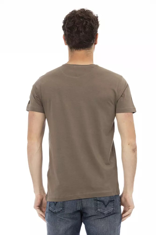 Trussardi Action Brun Bomull Herr T-shirt