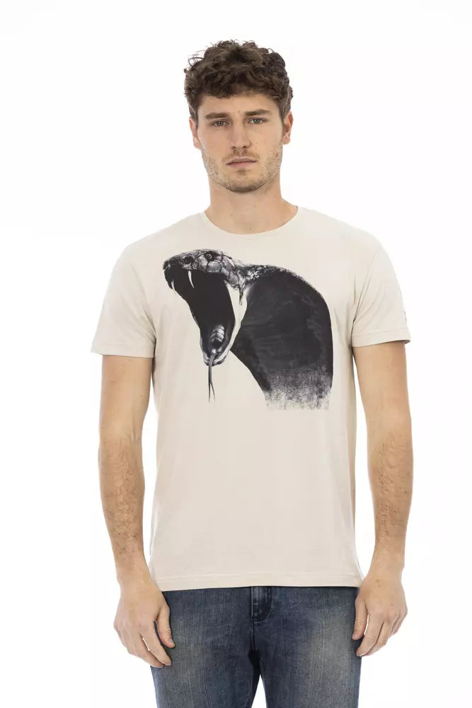 Trussardi Action Beige Bomull Herr T-shirt