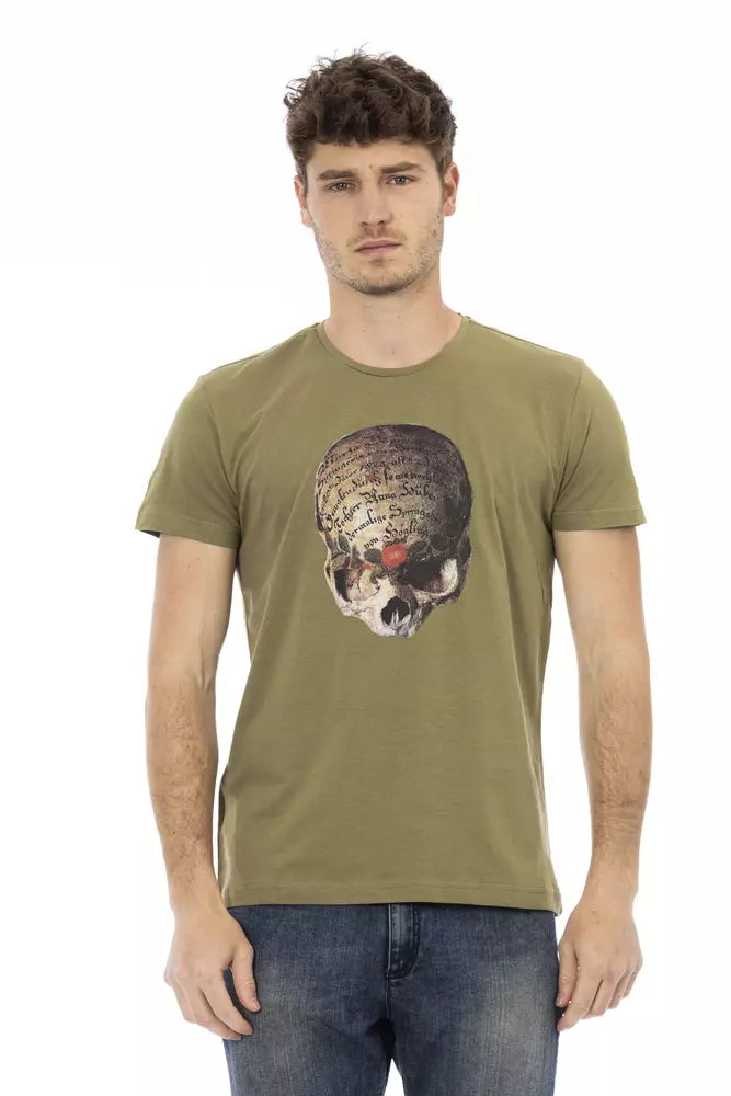 Trussardi Action Grön Bomull Herr T-shirt