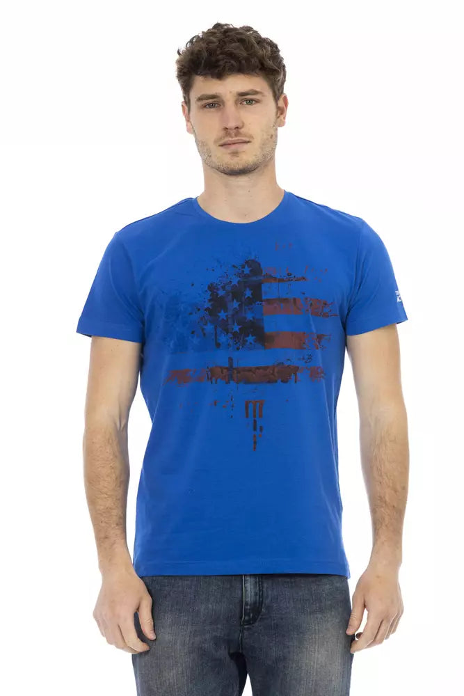 Trussardi Action Blå Bomull Herr T-shirt