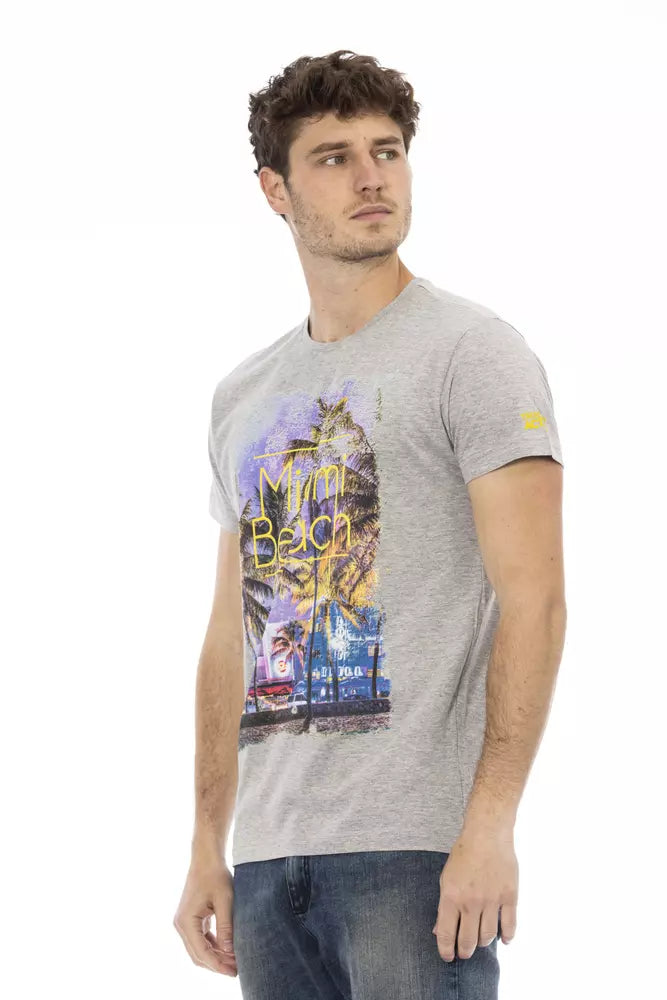 Trussardi Action Grå Bomull Herr T-shirt