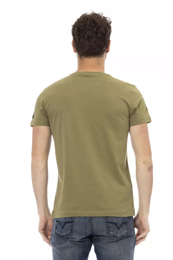 Trussardi Action Grön Bomull Herr T-shirt