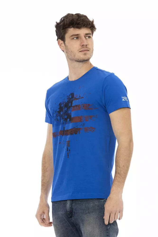 Trussardi Action Blå Bomull Herr T-shirt