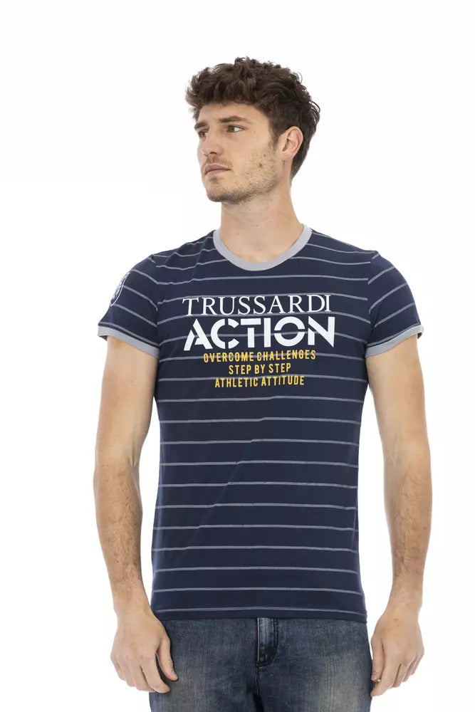 Trussardi Action Blå Bomull Herr T-shirt