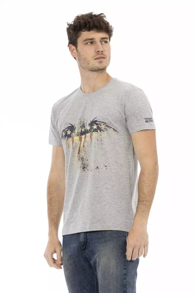 Trussardi Action Grå Bomull Herr T-shirt