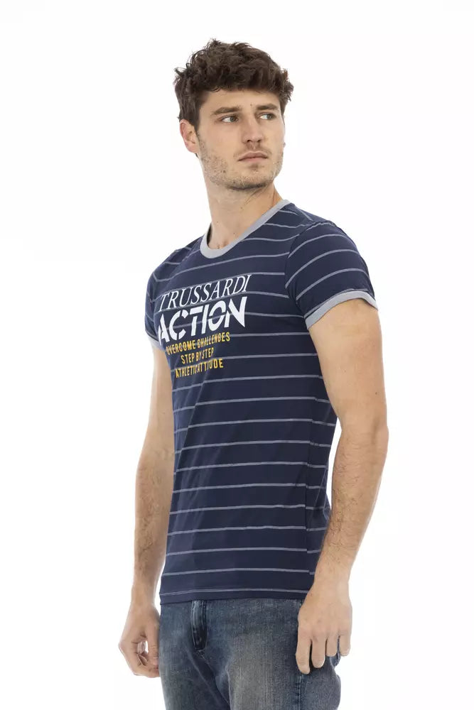 Trussardi Action Blå Bomull Herr T-shirt