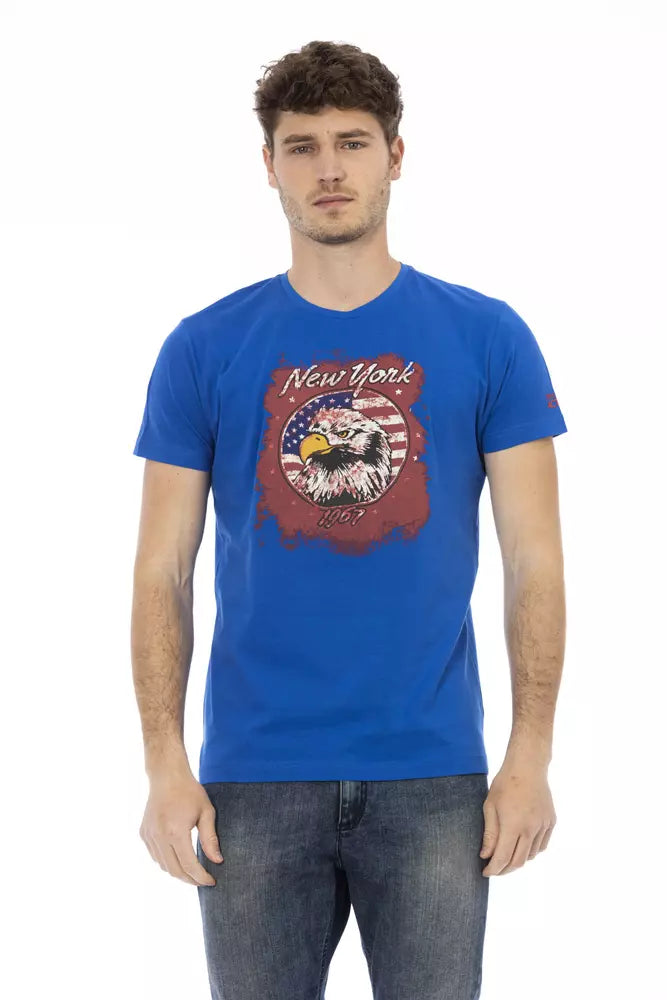 Trussardi Action Blå Bomull Herr T-shirt