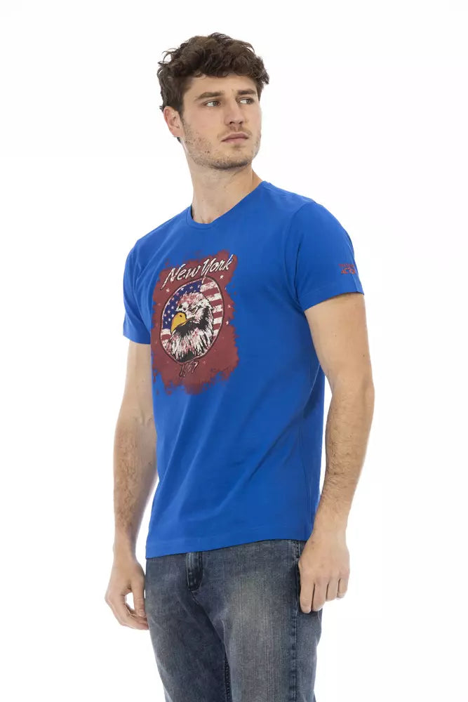 Trussardi Action Blå Bomull Herr T-shirt