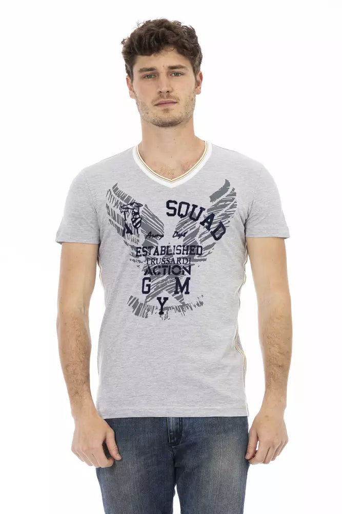 Trussardi Action Grå Bomull Herr T-shirt