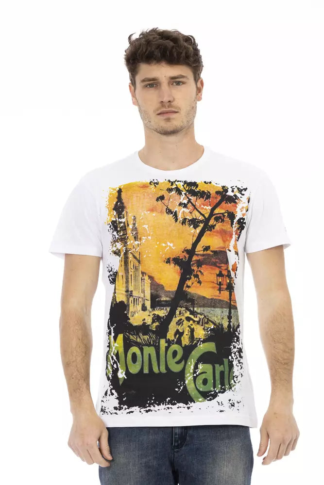 Trussardi Action Vit Bomull Herr T-shirt