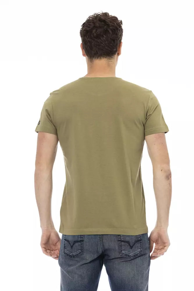 Trussardi Action Grön Bomull Herr T-shirt