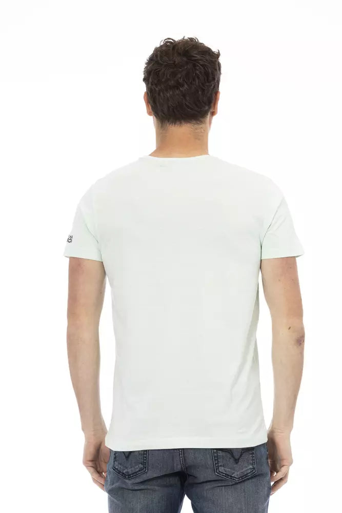 Trussardi Action Ljusblå Bomull Herr T-shirt