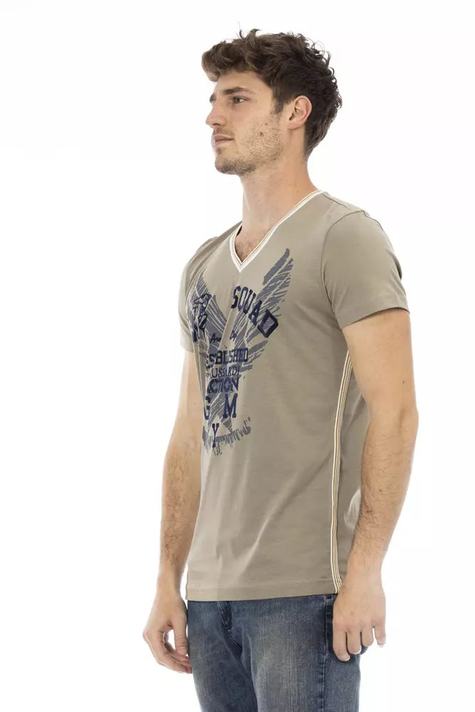 Trussardi Action Grön Bomull Herr T-shirt