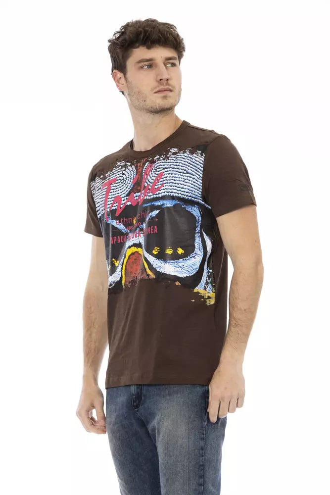Trussardi Action Brun Bomull Herr T-shirt
