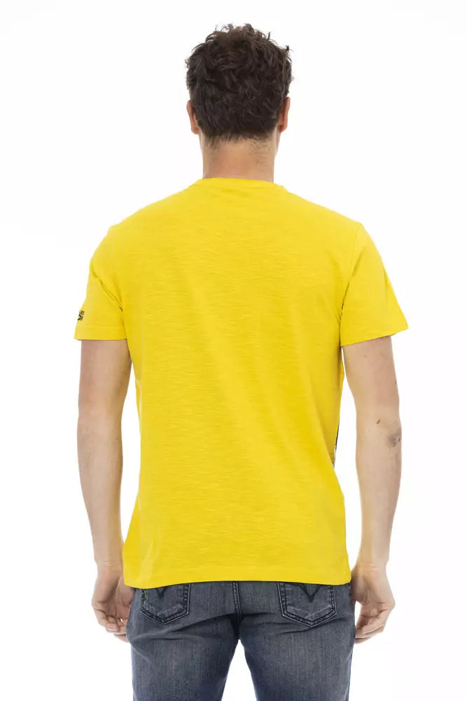 Trussardi Action Gul Bomull Herr T-shirt
