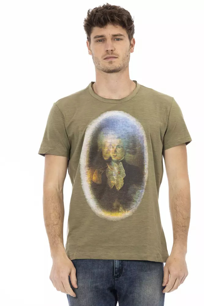 Trussardi Action Grön Bomull Herr T-shirt