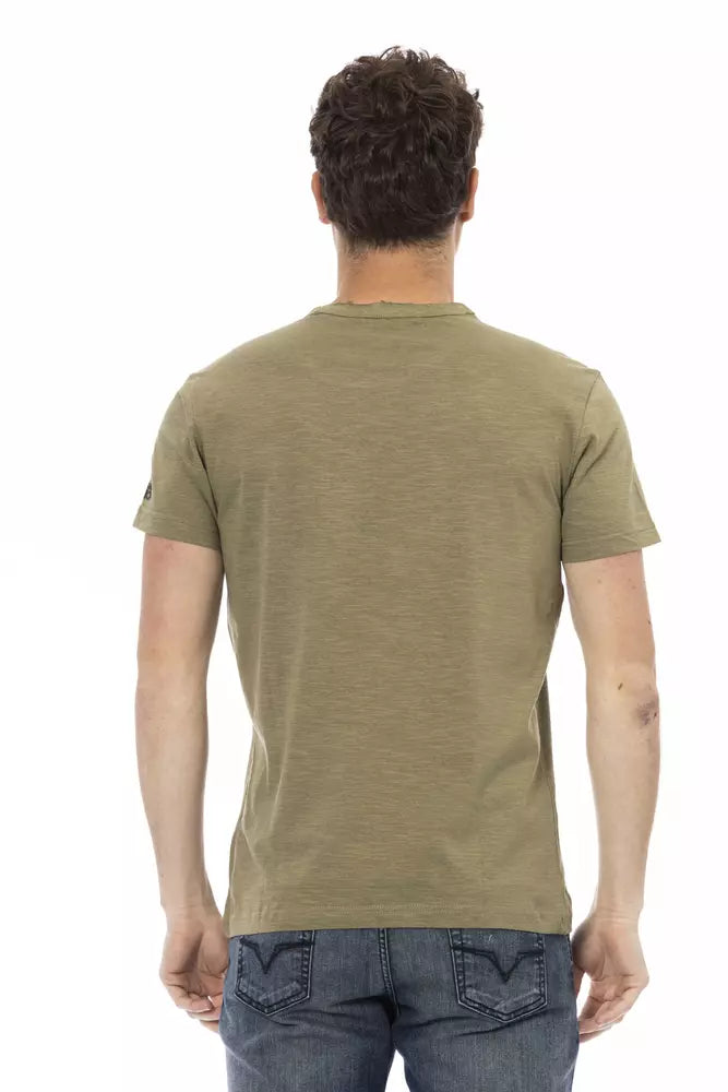 Trussardi Action Grön Bomull Herr T-shirt
