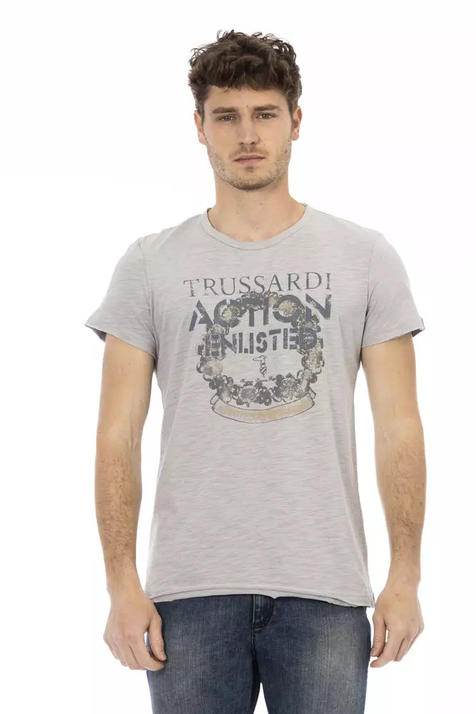 Trussardi Action Grå Bomull Herr T-shirt