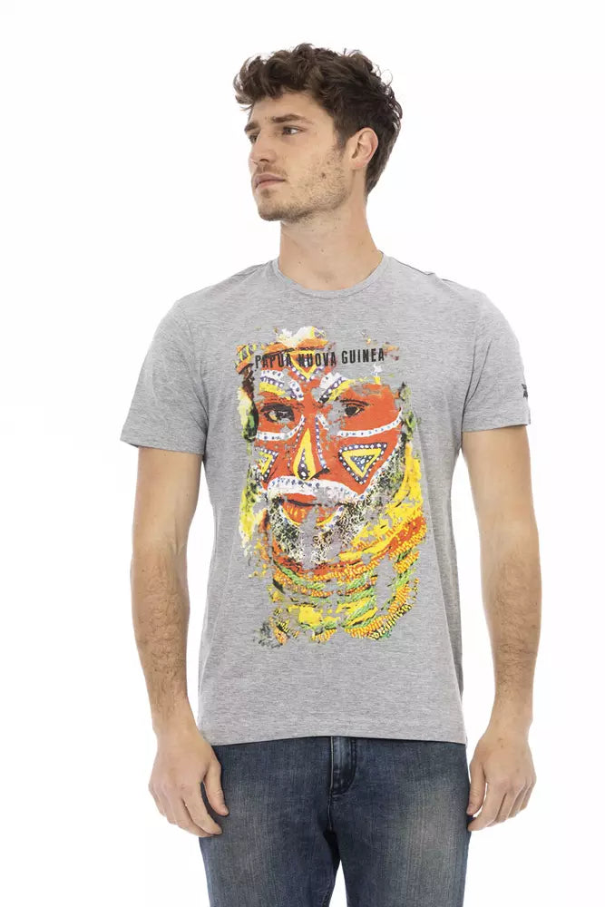 Trussardi Action Grå Bomull Herr T-shirt