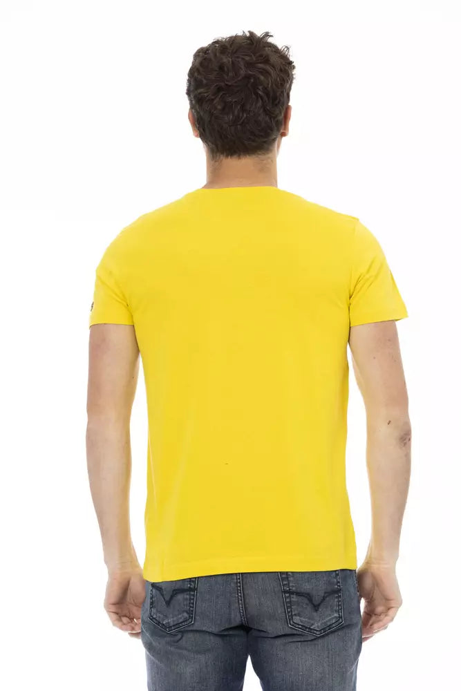 Trussardi Action Gul Bomull Herr T-shirt