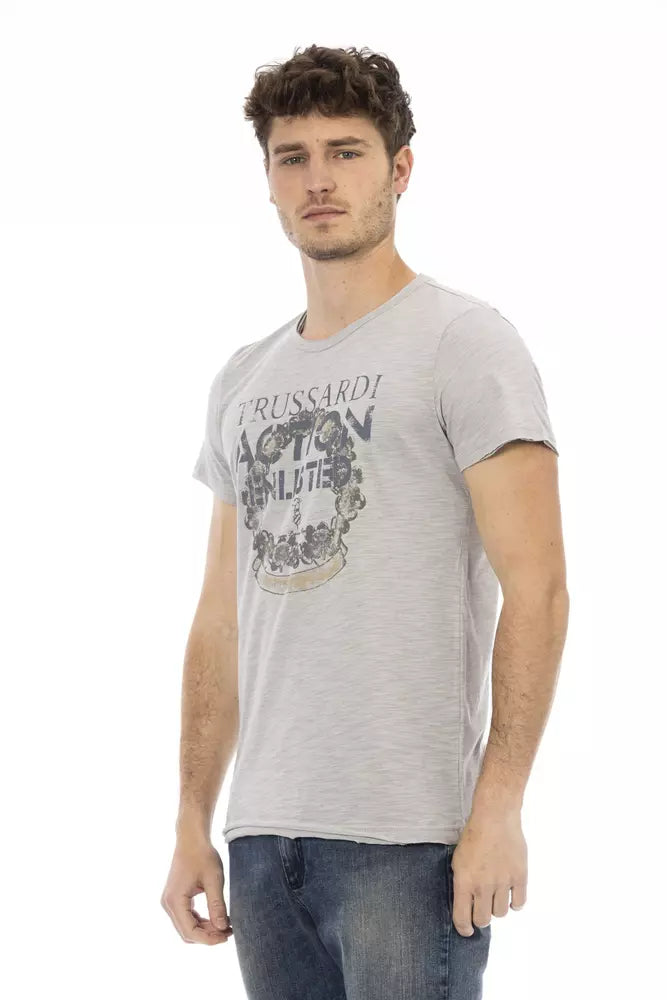 Trussardi Action Grå Bomull Herr T-shirt
