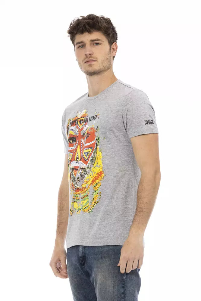 Trussardi Action Grå Bomull Herr T-shirt