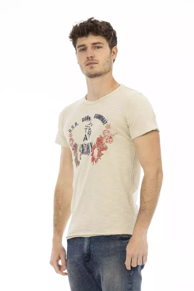Trussardi Action Beige Bomull Herr T-shirt