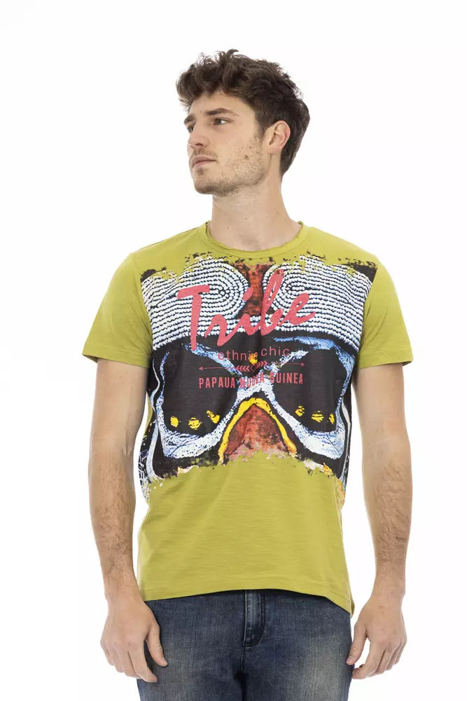 Trussardi Action Grön Bomull Herr T-shirt