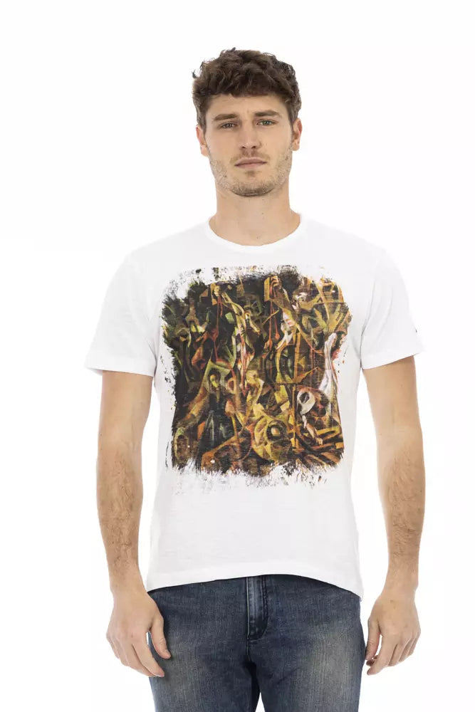 Trussardi Action Vit Bomull Herr T-shirt