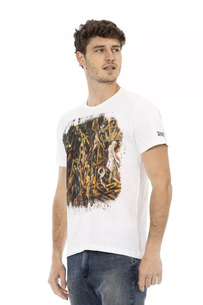 Trussardi Action Vit Bomull Herr T-shirt