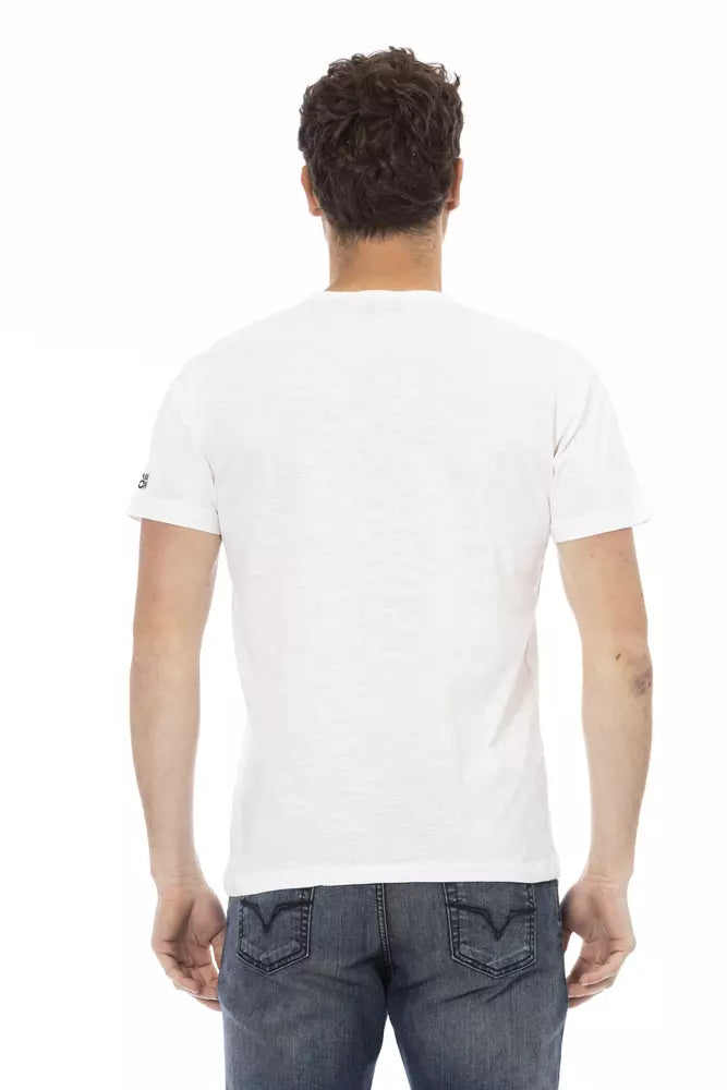 Trussardi Action Vit Bomull Herr T-shirt