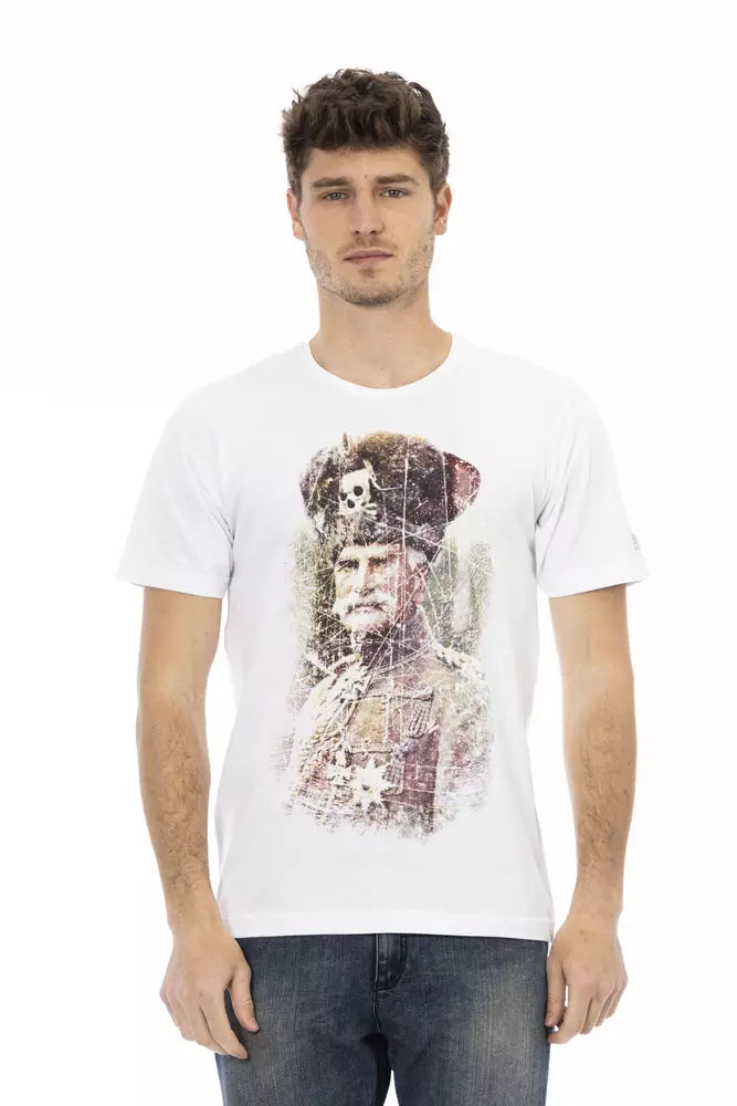 Trussardi Action Vit Bomull Herr T-shirt