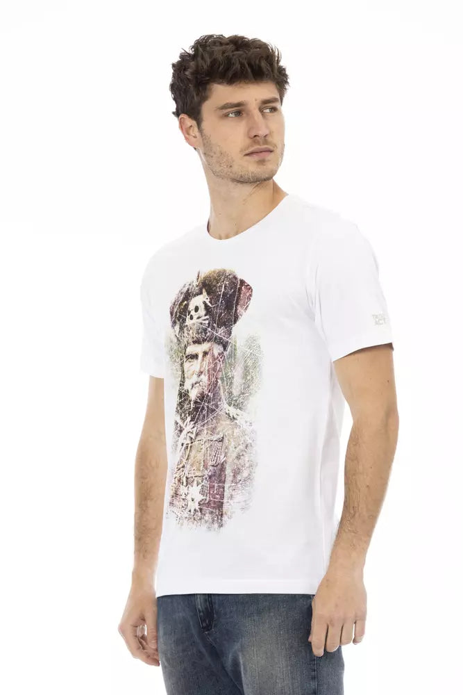 Trussardi Action Vit Bomull Herr T-shirt