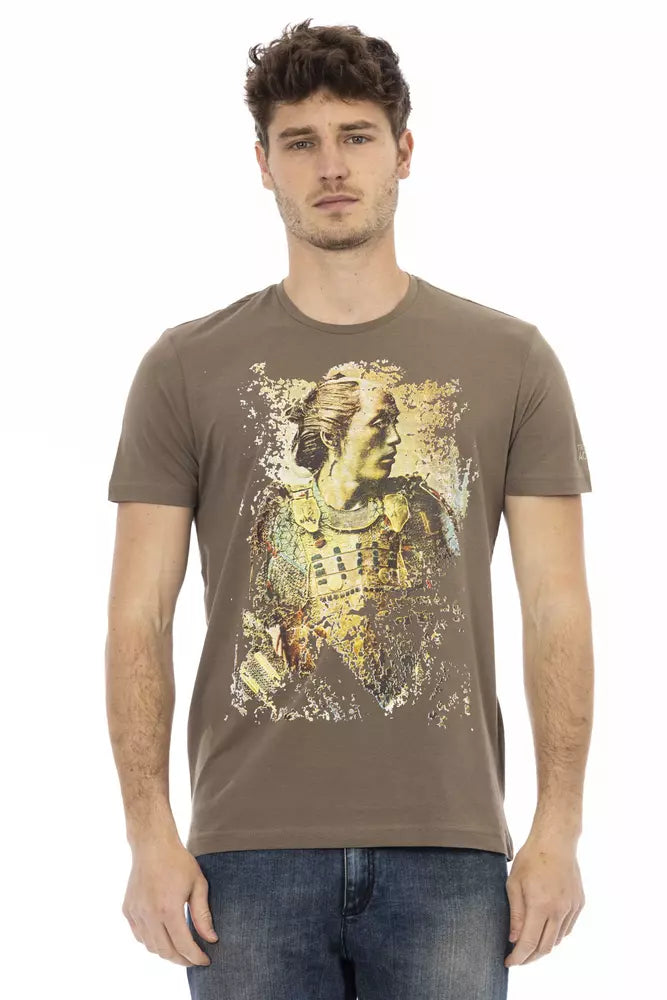 Trussardi Action Brun Bomull Herr T-shirt