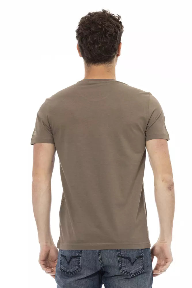 Trussardi Action Brun Bomull Herr T-shirt