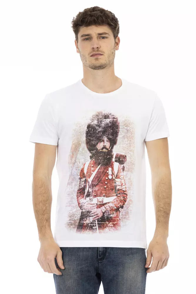 Trussardi Action Vit Bomull Herr T-shirt