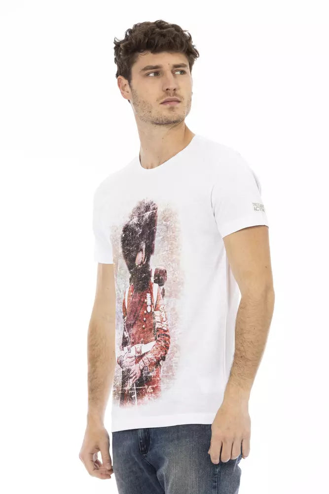 Trussardi Action Vit Bomull Herr T-shirt