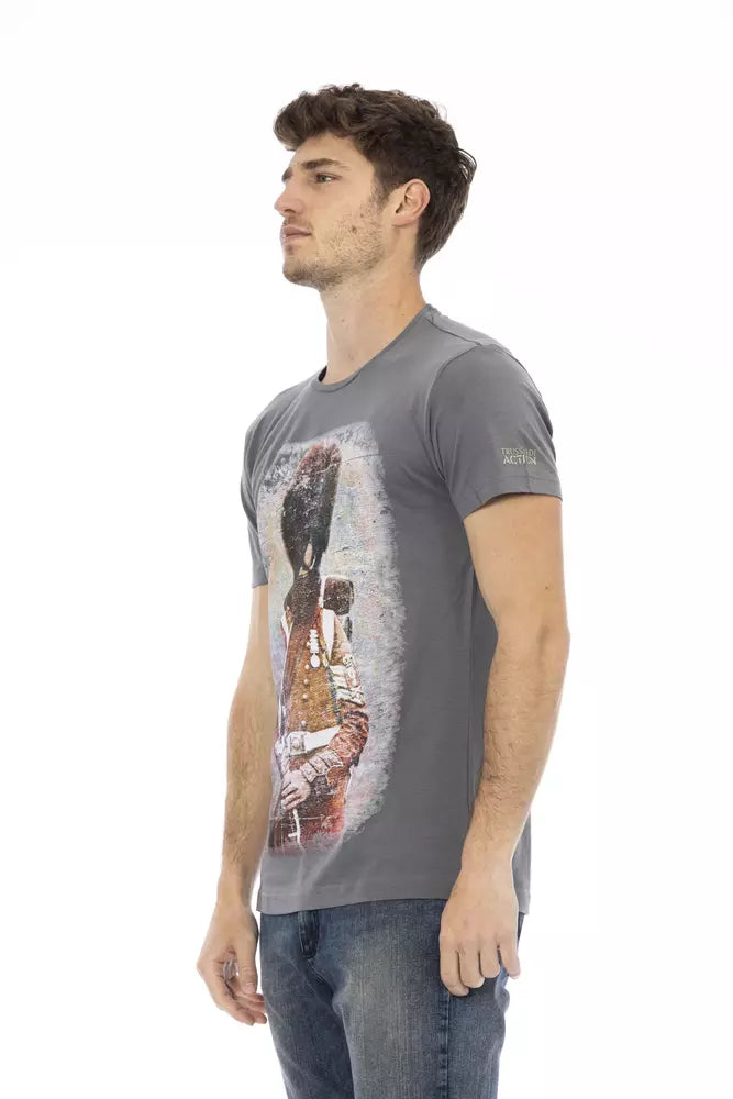 Trussardi Action Grå Bomull Herr T-shirt