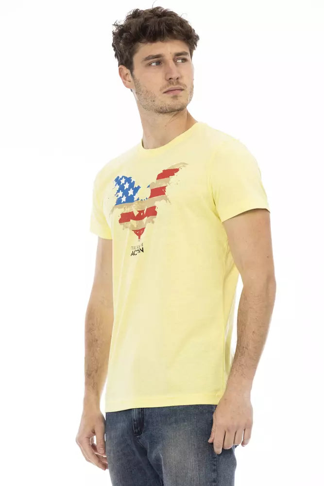 Trussardi Action Gul Bomull Herr T-shirt
