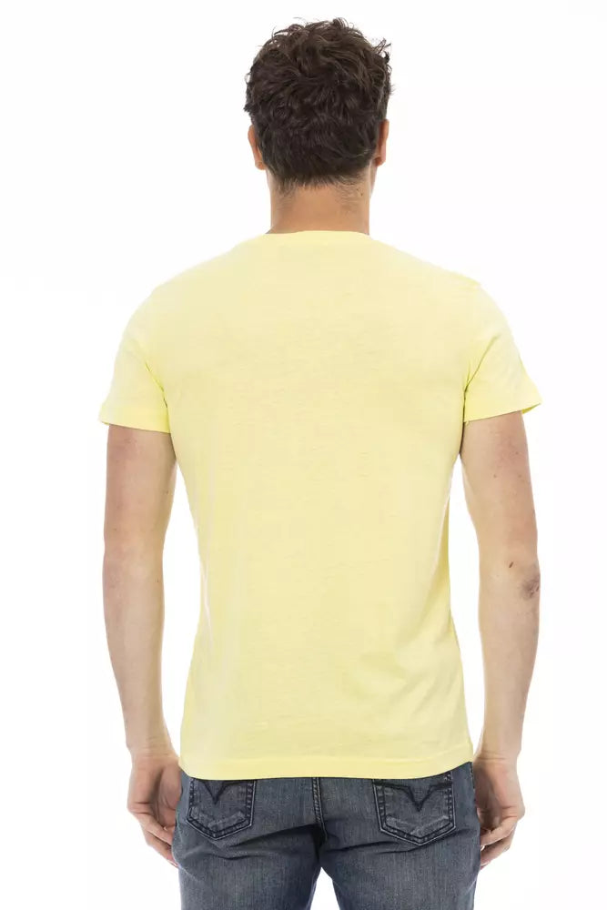 Trussardi Action Gul Bomull Herr T-shirt