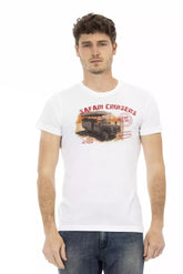 Trussardi Action White Cotton Men's T-Shirt