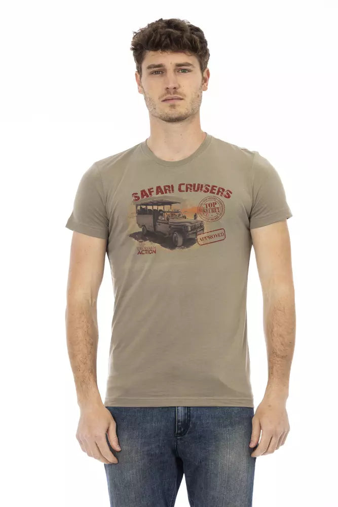 Trussardi Action Grön Bomull Herr T-shirt