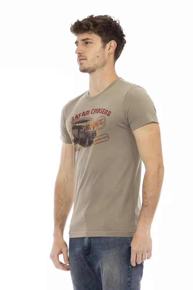 Trussardi Action Grön Bomull Herr T-shirt
